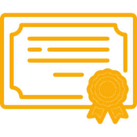 Design of a certificate, symbolizing TransStock certification for enhancing investment skills as part of software maintenance