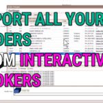 Screenshot der Transfolio-Schnittstelle, der den Importvorgang von Transaktionen von Interactive Brokers zeigt