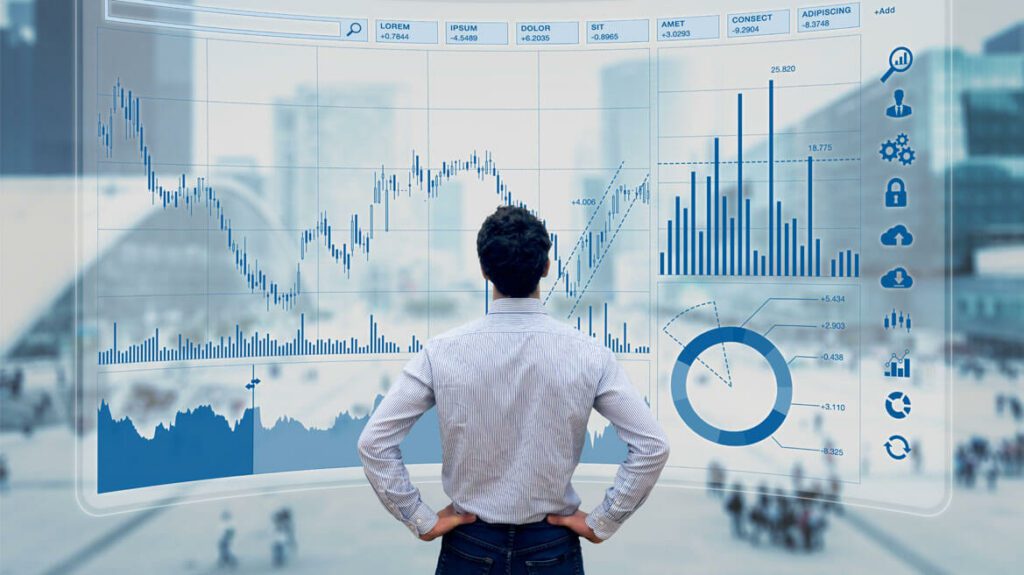 Illustratie van het bijhouden van elke transactie in een beleggingsportefeuille