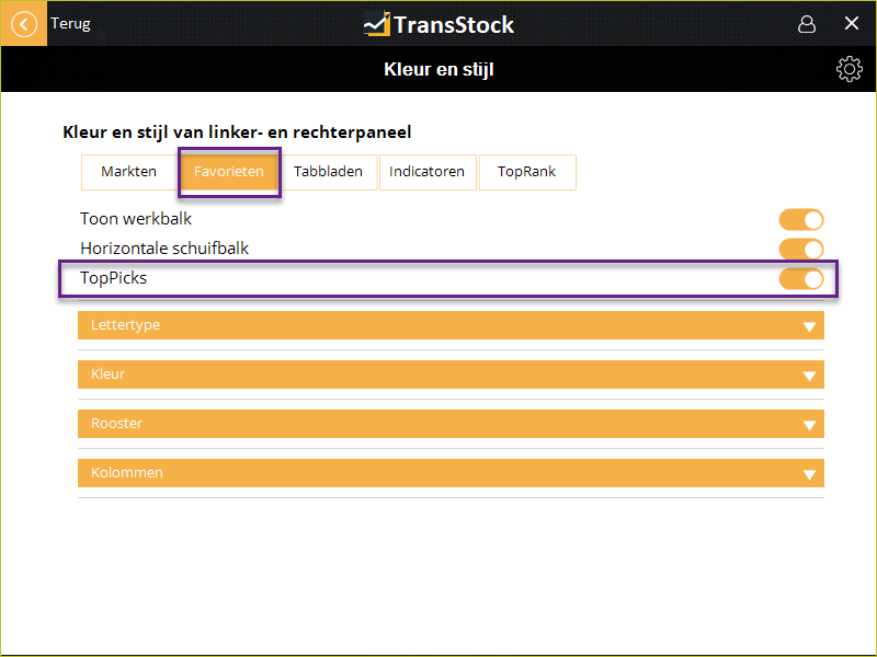 Ein großes Lob an TransStock für die Aufnahme von Aktien in die TopPicks-Liste.