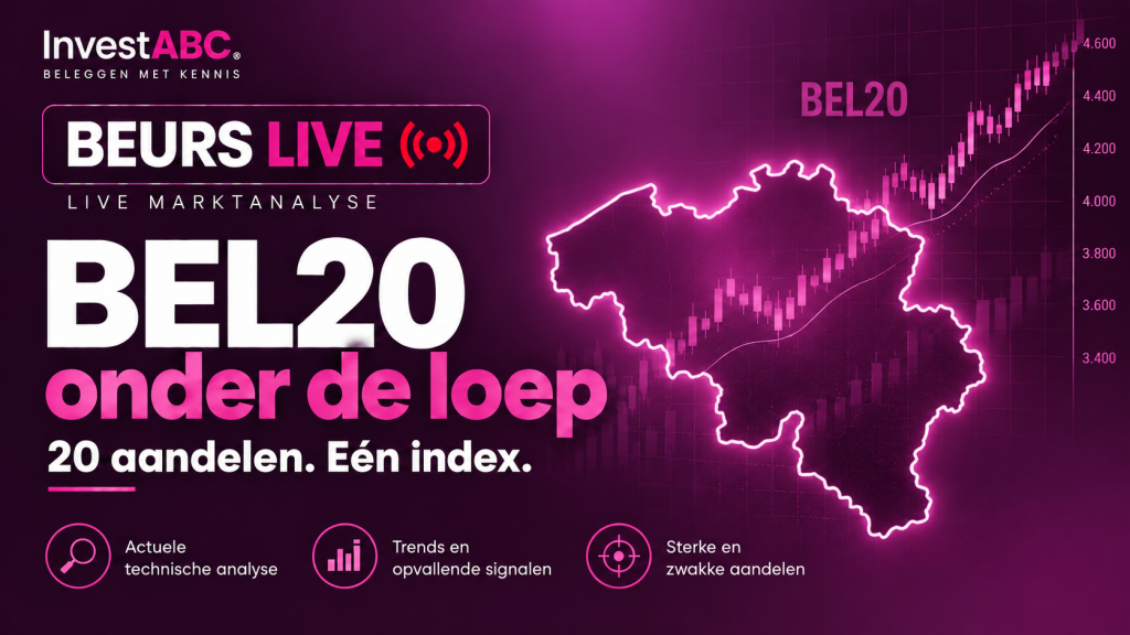 Mercado de ações ao vivo - BEL20 sob análise